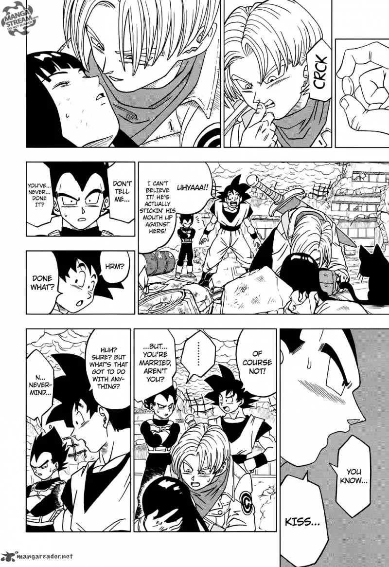 Dragon Ball Super Manga Chapter 18 page 34 - Goku Black's True Identity