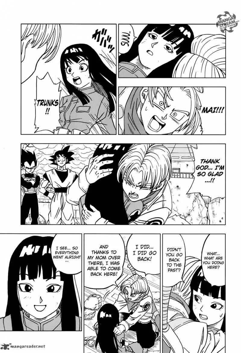 Dragon Ball Super Manga Chapter 18 page 35 - Goku Black's True Identity