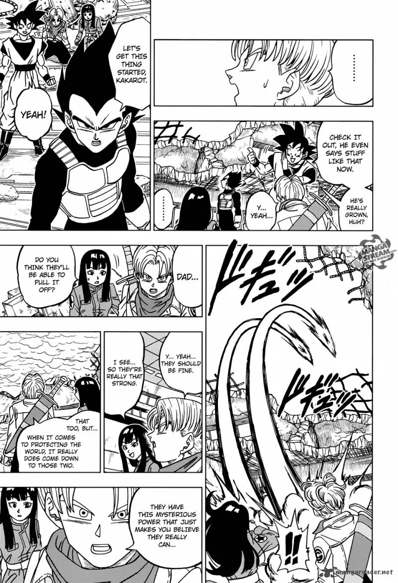Dragon Ball Super Manga Chapter 18 page 37 - Goku Black's True Identity