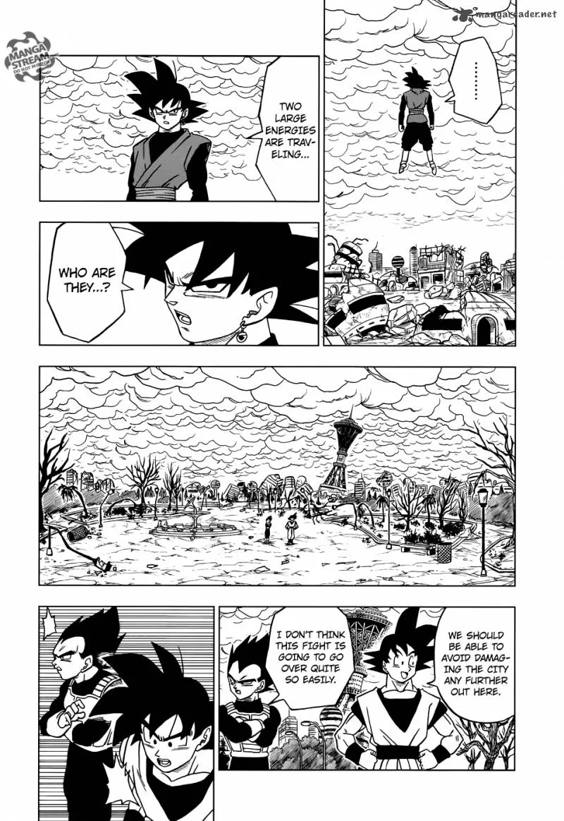 Dragon Ball Super Manga Chapter 18 page 38 - Goku Black's True Identity