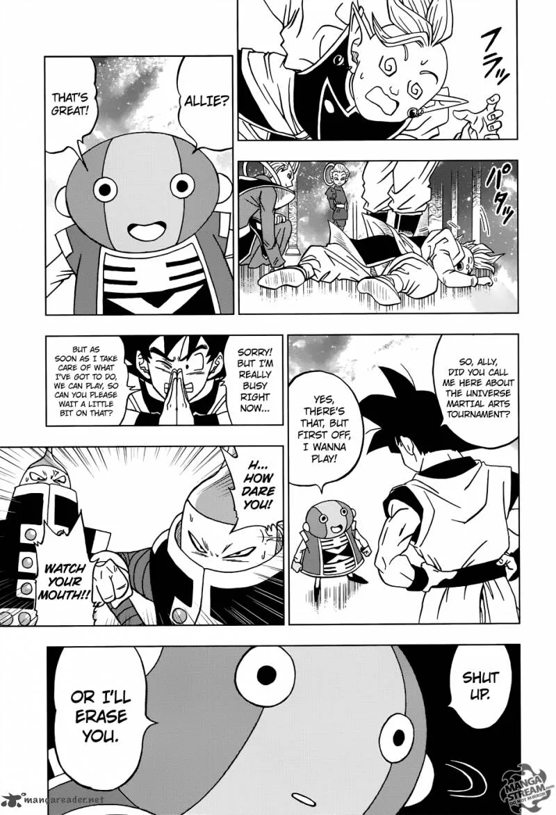 Dragon Ball Super Manga Chapter 18 page 7 - Goku Black's True Identity