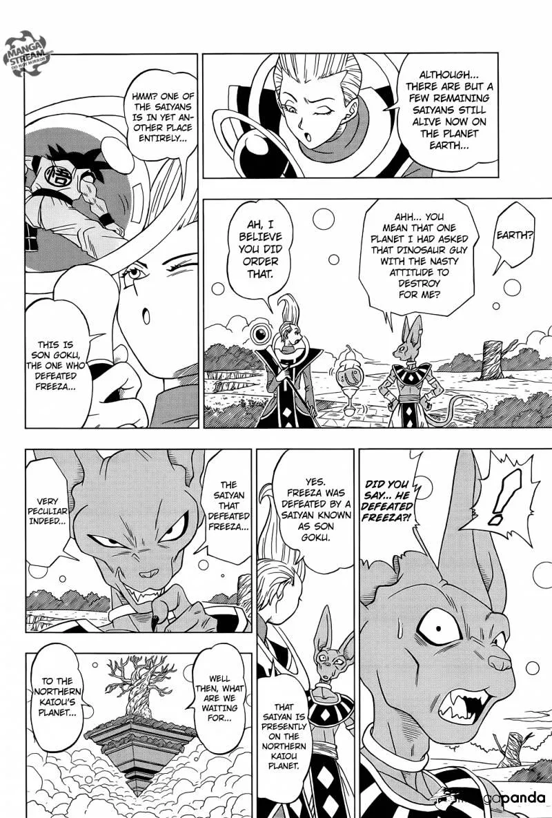 Dragon Ball Super Manga Chapter 2 page 2 - Goku Defeated