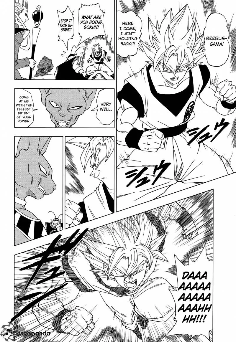 Dragon Ball Super Manga Chapter 2 page 6 - Goku Defeated
