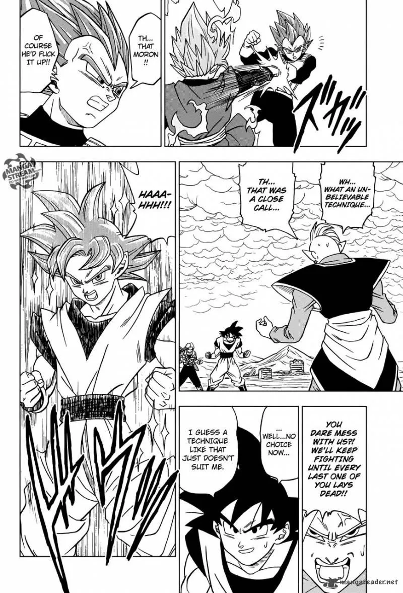 Dragon Ball Super Manga Chapter 22 page 34 - Zamas's Final Trump Card