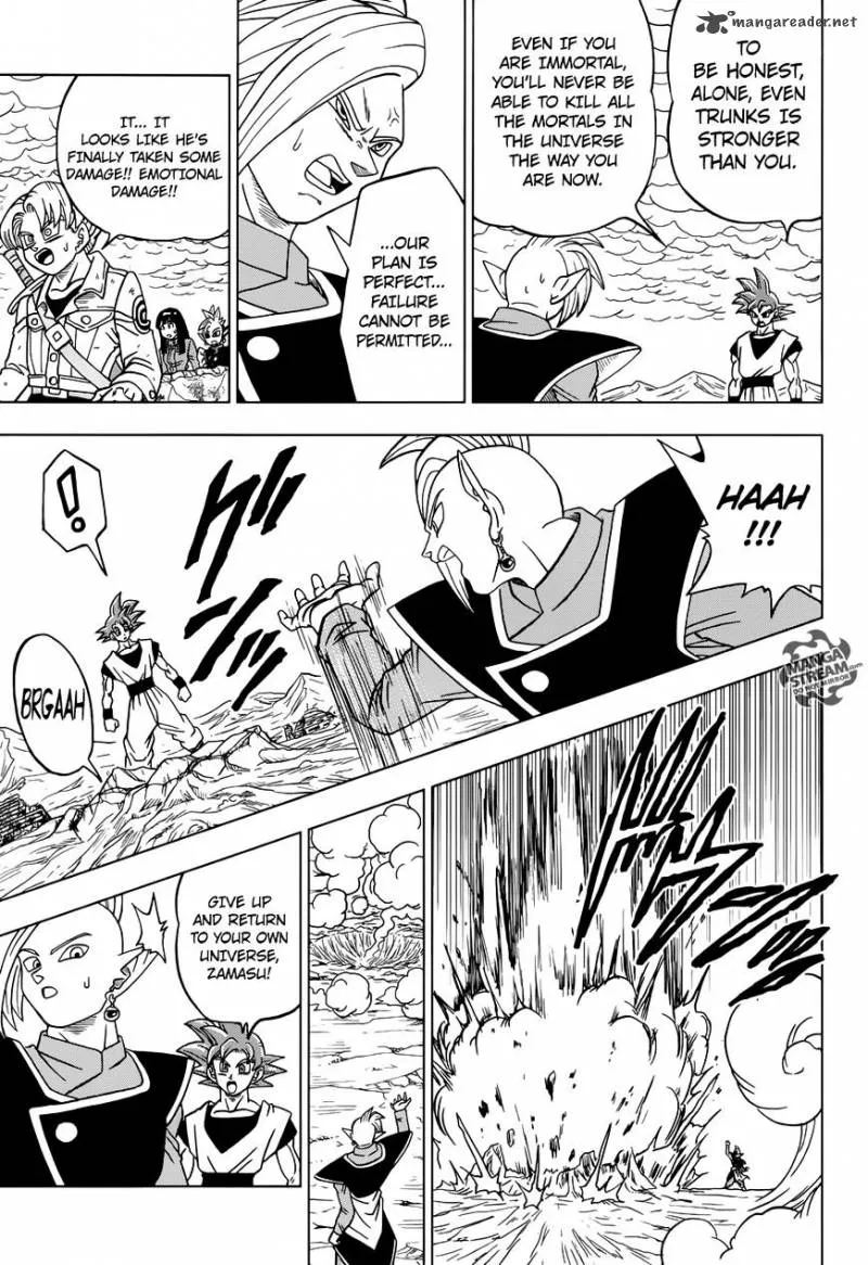 Dragon Ball Super Manga Chapter 22 page 39 - Zamas's Final Trump Card