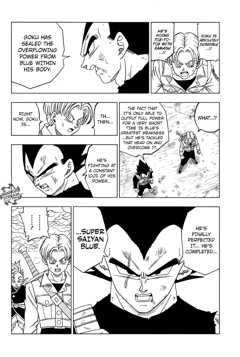 Dragon Ball Super Manga Chapter 24 page 36 - Son Goku's Evolution