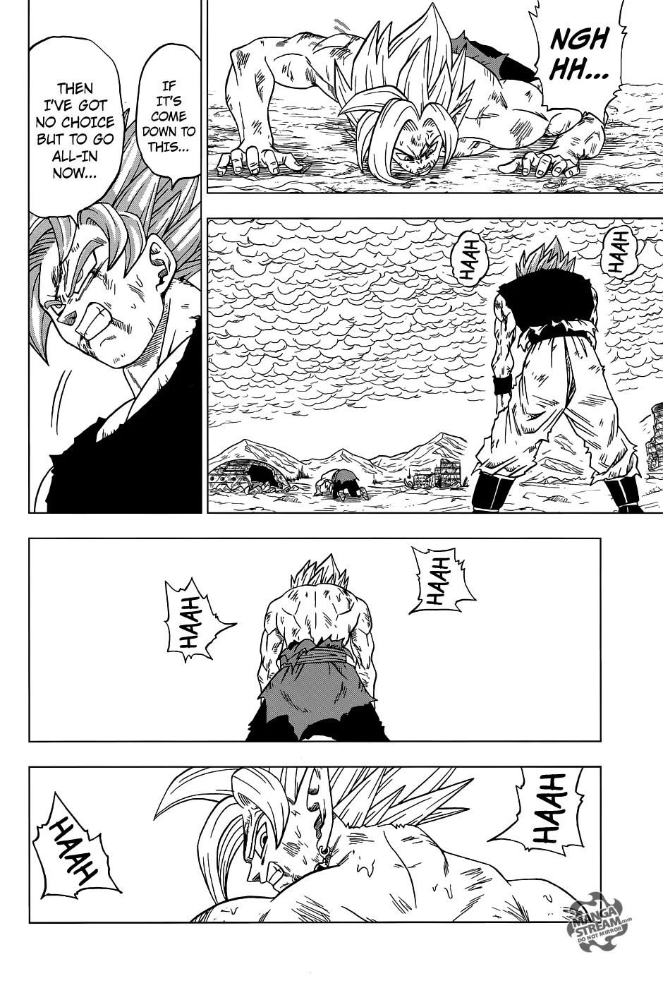 Dragon Ball Super Manga Chapter 25 page 12 - Will It Be Goku?! Or Zamas?!
