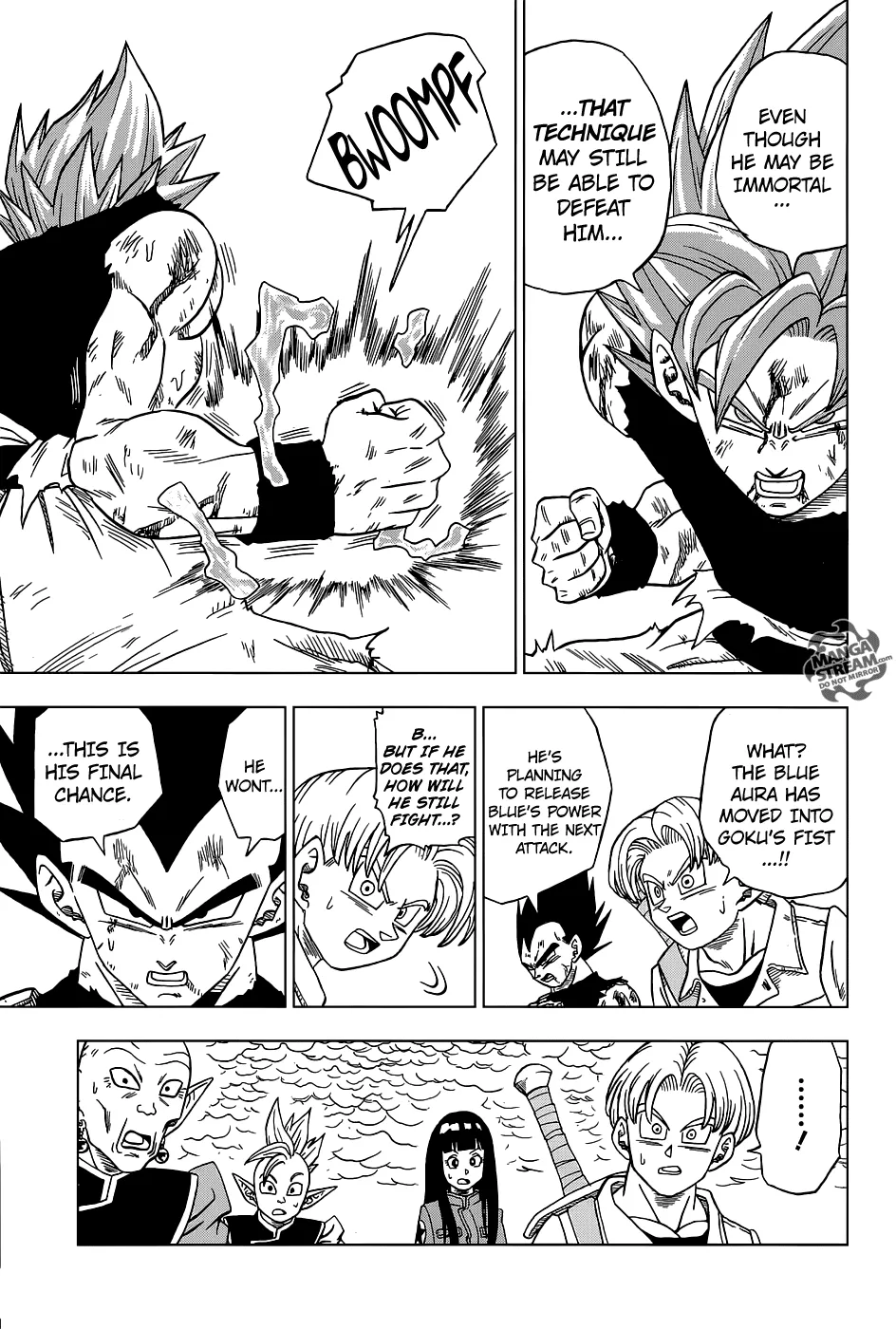 Dragon Ball Super Manga Chapter 25 page 13 - Will It Be Goku?! Or Zamas?!