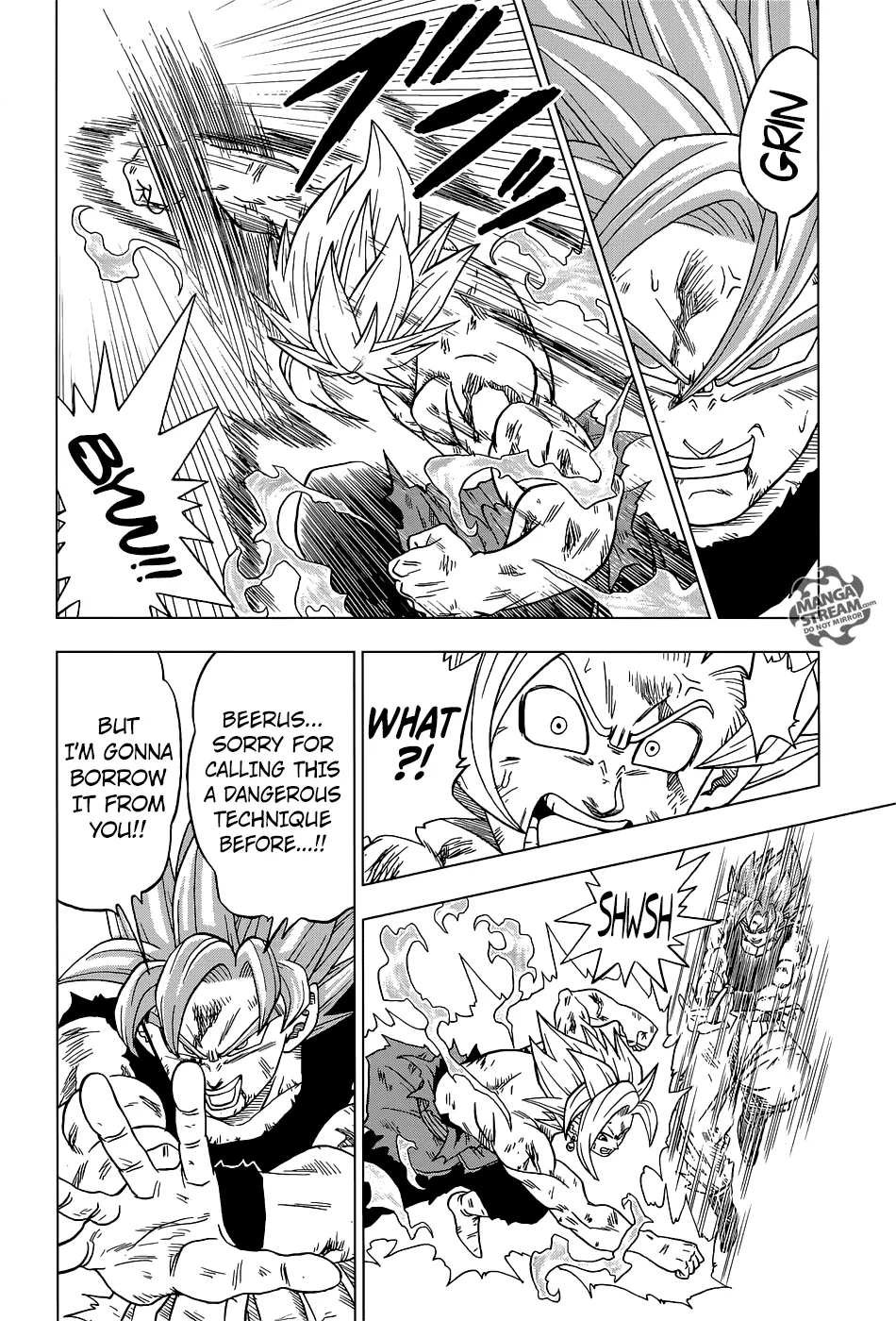 Dragon Ball Super Manga Chapter 25 page 18 - Will It Be Goku?! Or Zamas?!