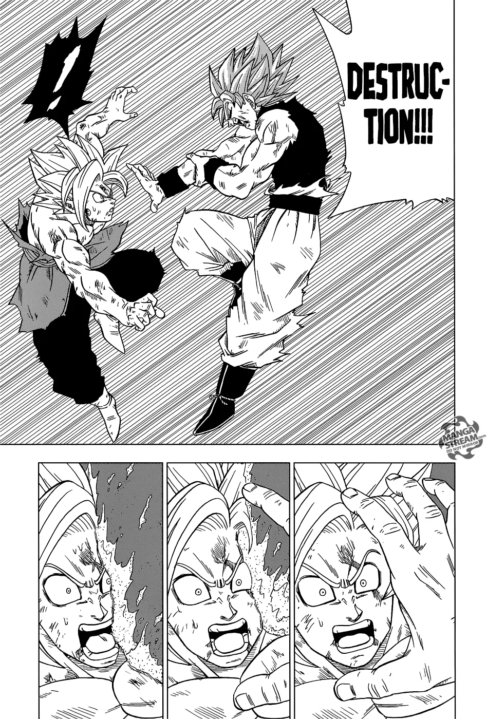 Dragon Ball Super Manga Chapter 25 page 19 - Will It Be Goku?! Or Zamas?!