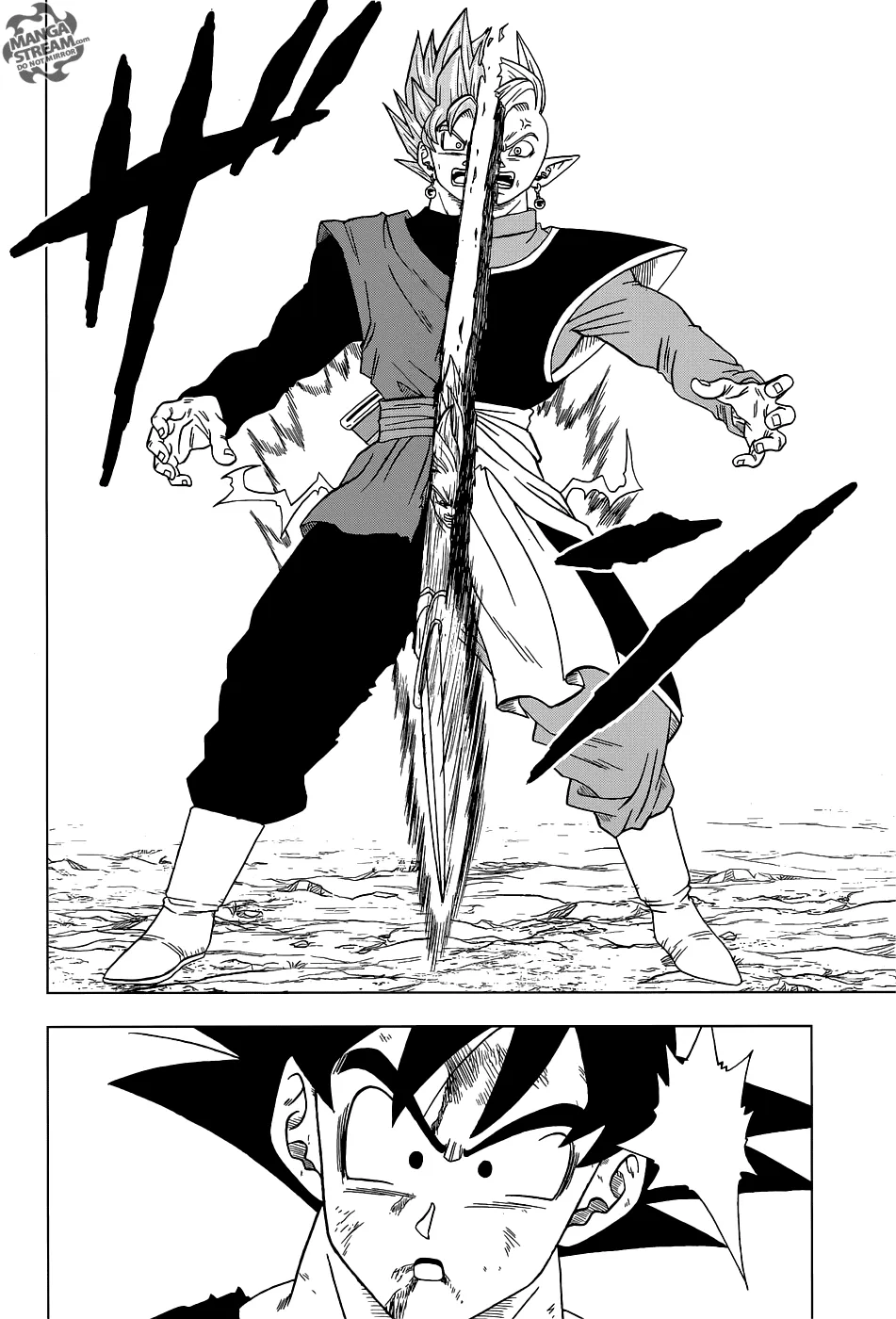 Dragon Ball Super Manga Chapter 25 page 28 - Will It Be Goku?! Or Zamas?!