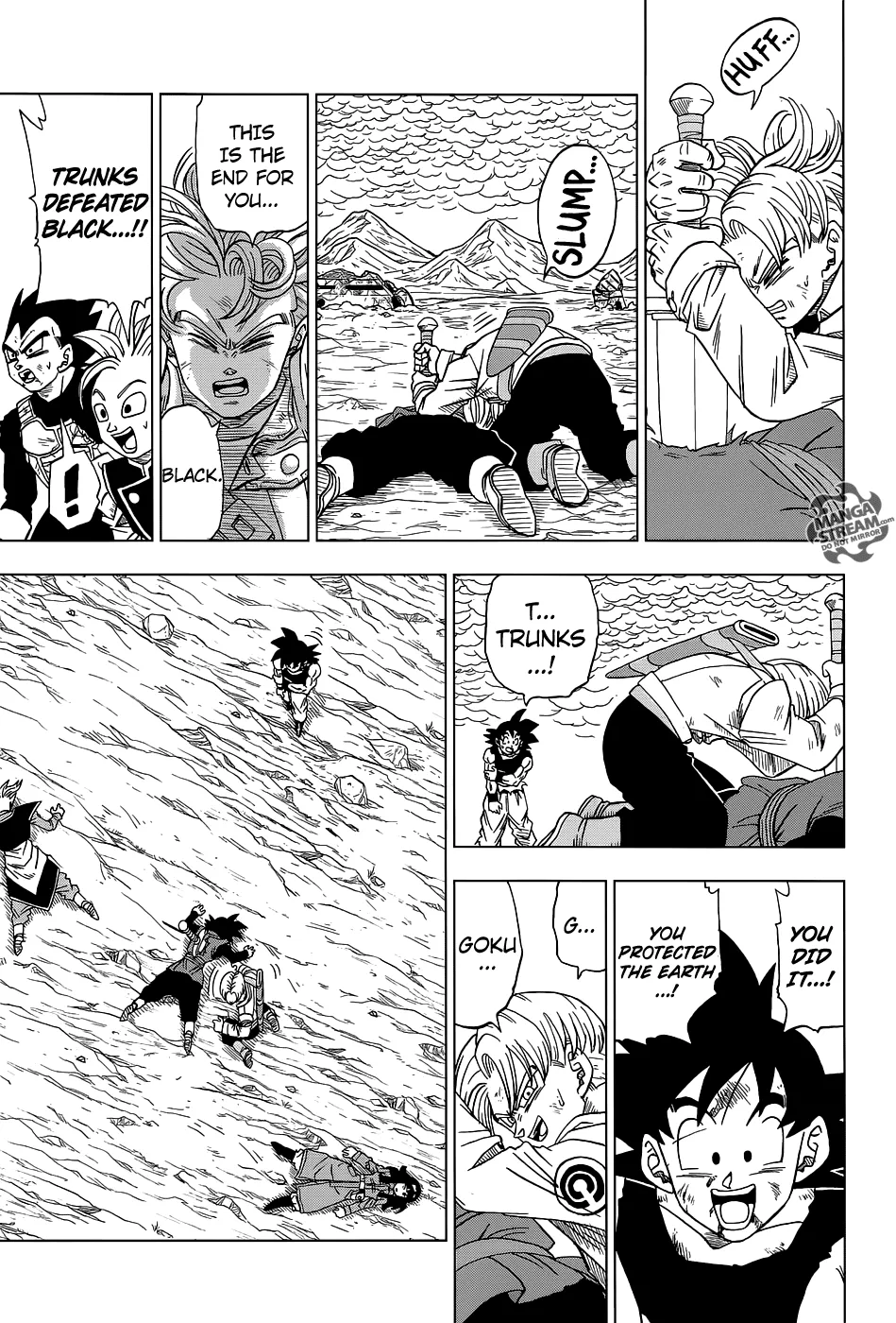Dragon Ball Super Manga Chapter 25 page 31 - Will It Be Goku?! Or Zamas?!