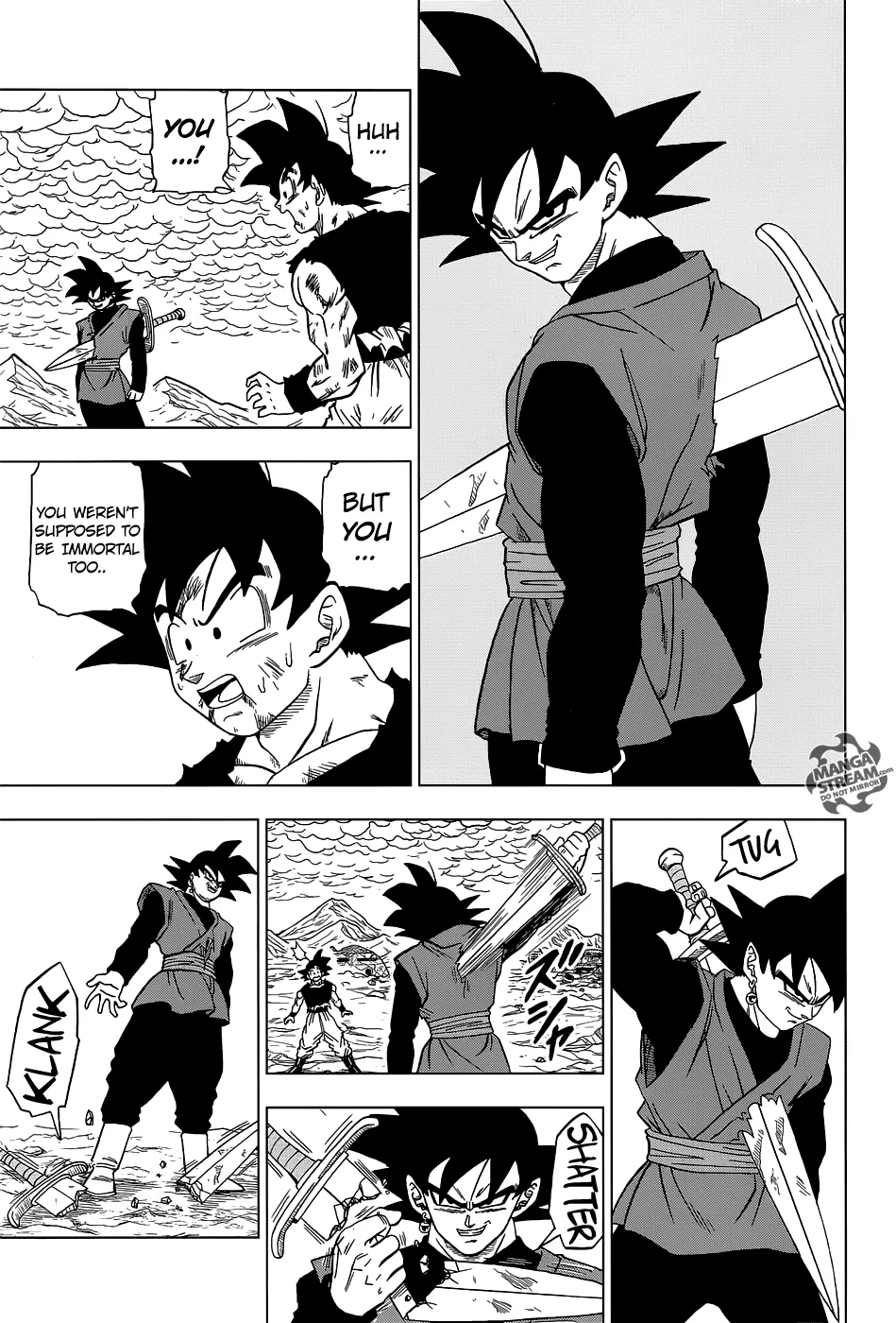 Dragon Ball Super Manga Chapter 25 page 33 - Will It Be Goku?! Or Zamas?!
