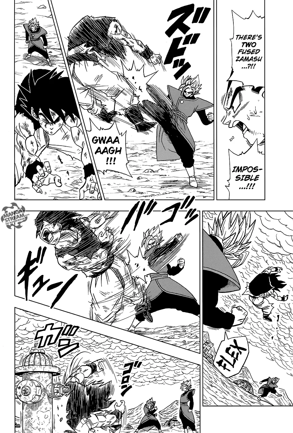Dragon Ball Super Manga Chapter 25 page 36 - Will It Be Goku?! Or Zamas?!