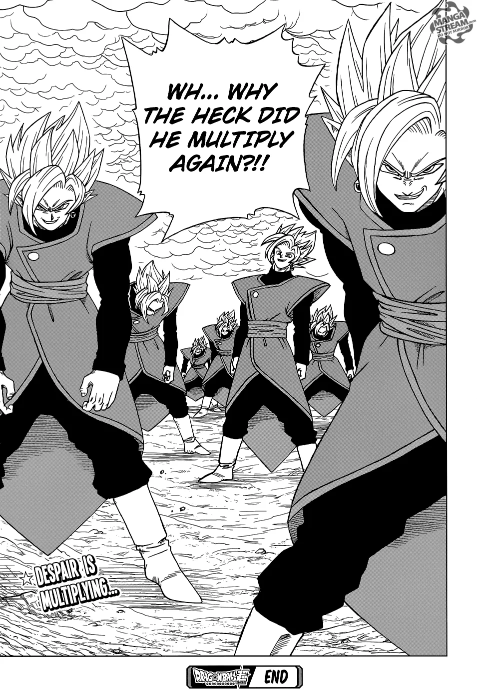 Dragon Ball Super Manga Chapter 25 page 45 - Will It Be Goku?! Or Zamas?!