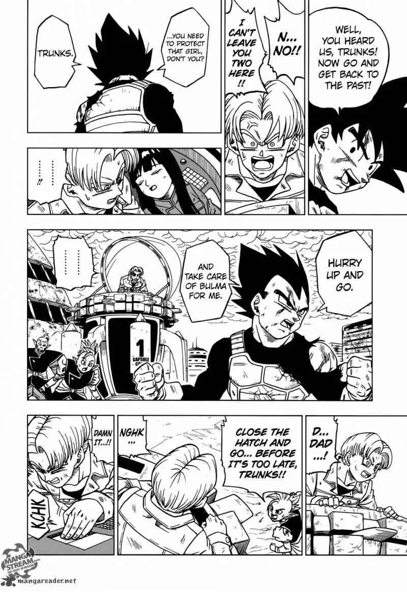 Dragon Ball Super Manga Chapter 26 page 11 - The Decisive Battle! Farewell, Trunks!