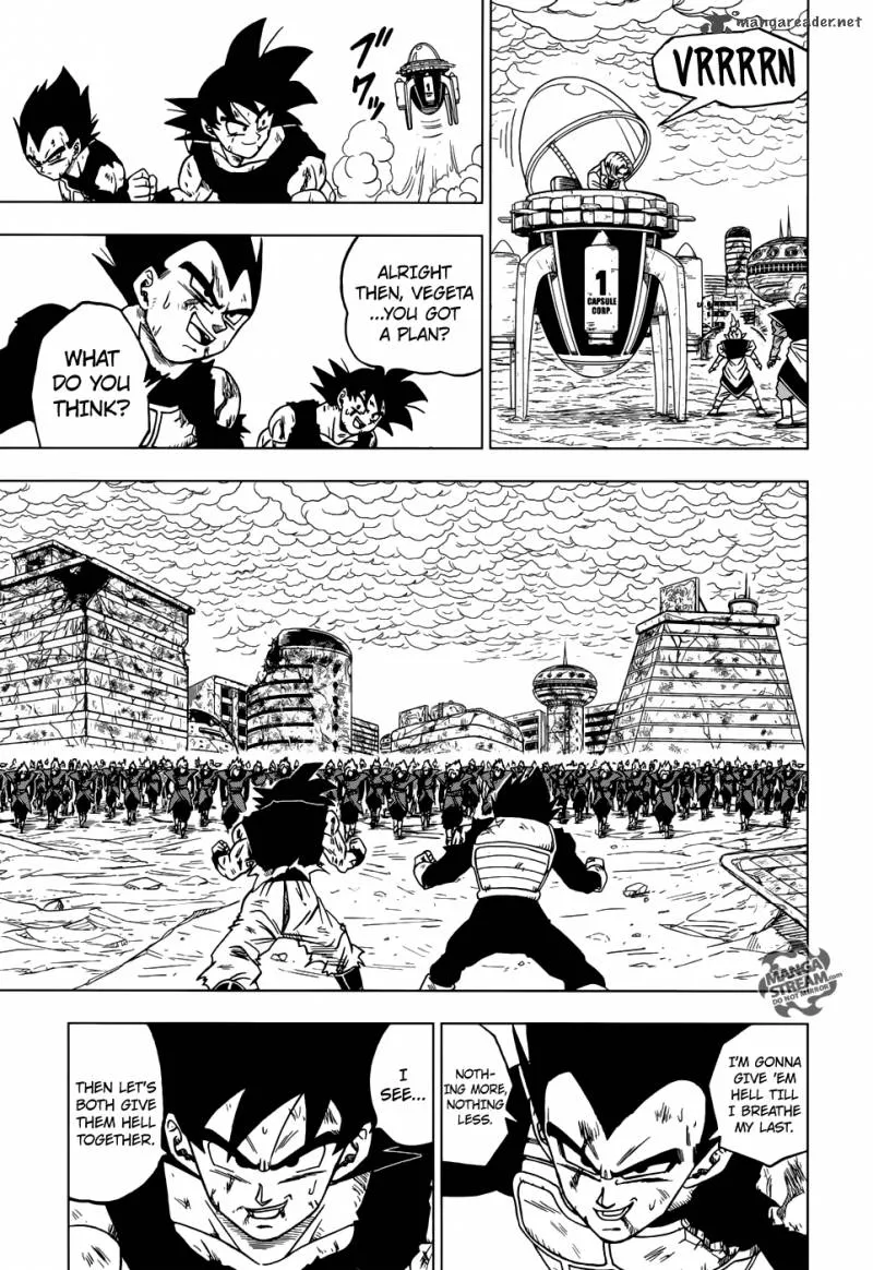 Dragon Ball Super Manga Chapter 26 page 12 - The Decisive Battle! Farewell, Trunks!