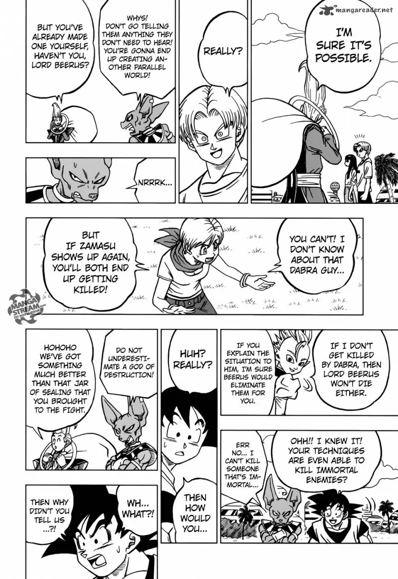 Dragon Ball Super Manga Chapter 26 page 37 - The Decisive Battle! Farewell, Trunks!
