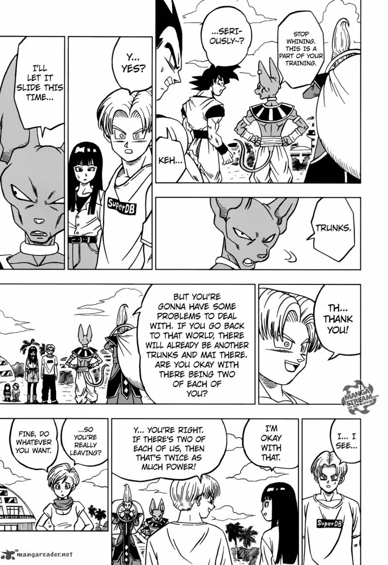 Dragon Ball Super Manga Chapter 26 page 38 - The Decisive Battle! Farewell, Trunks!
