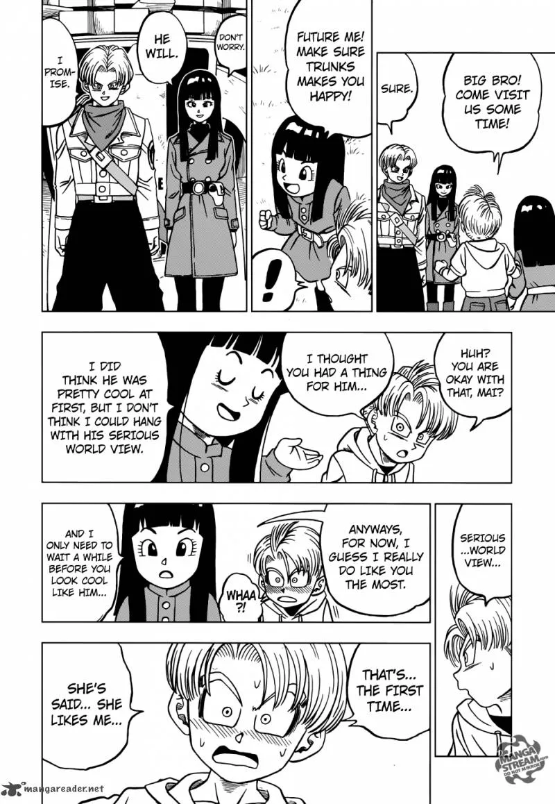 Dragon Ball Super Manga Chapter 26 page 41 - The Decisive Battle! Farewell, Trunks!