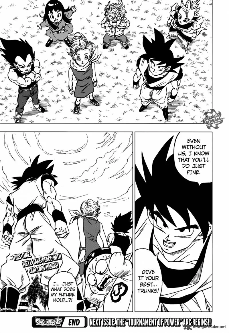 Dragon Ball Super Manga Chapter 26 page 44 - The Decisive Battle! Farewell, Trunks!