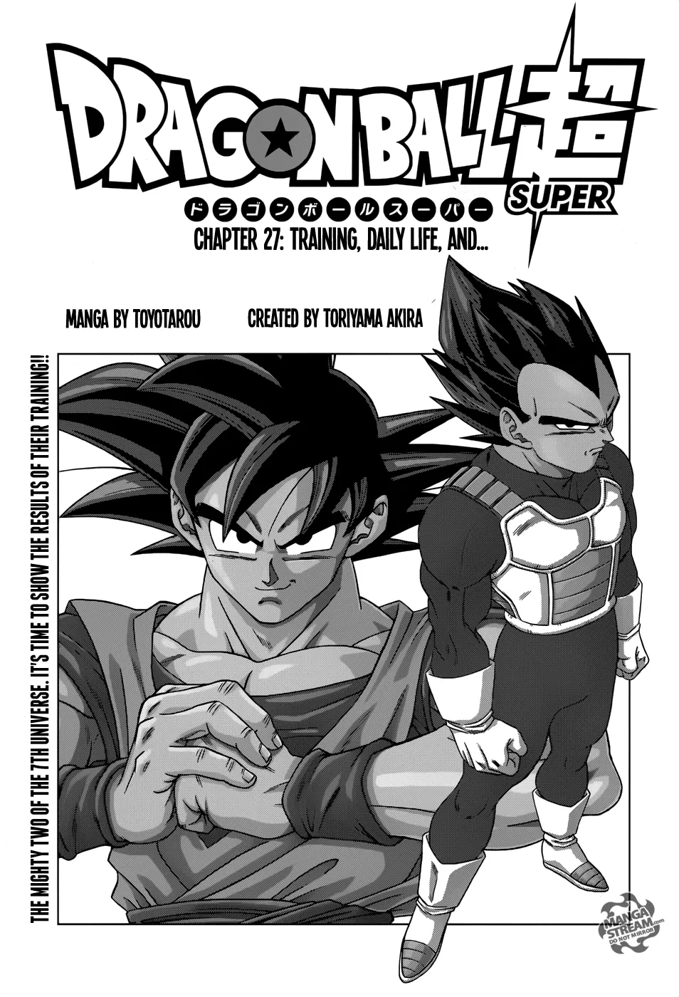 Dragon Ball Super Manga Chapter 27 page 1 - Life, Training and More