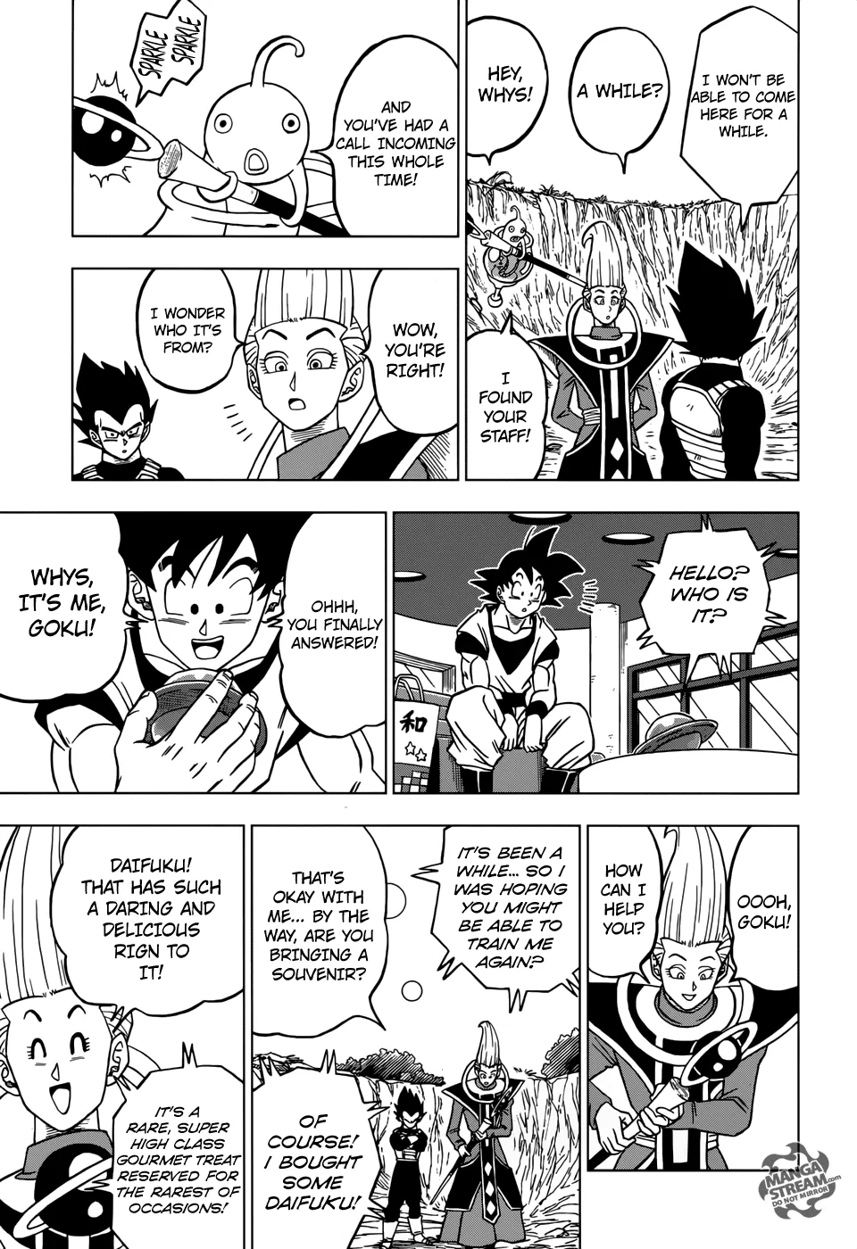 Dragon Ball Super Manga Chapter 27 page 37 - Life, Training and More