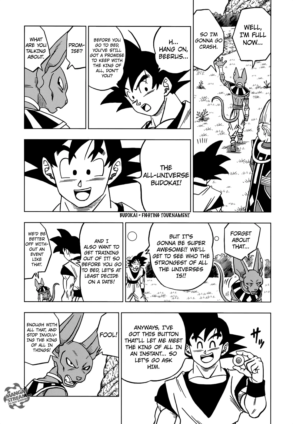 Dragon Ball Super Manga Chapter 27 page 43 - Life, Training and More
