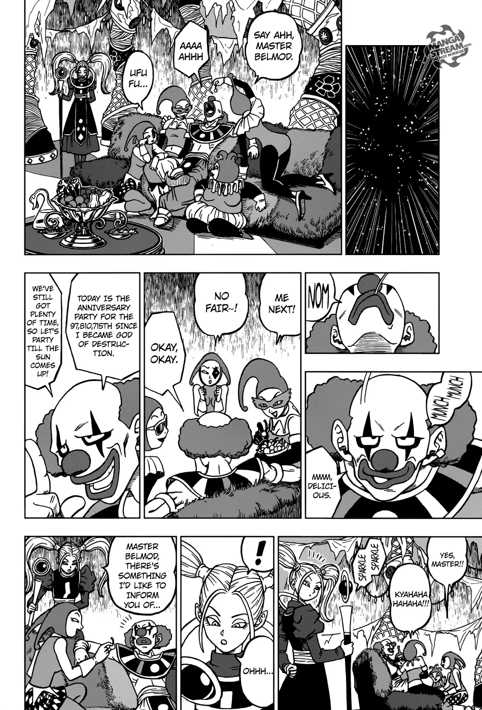 Dragon Ball Super Manga Chapter 28 page 12 - The Gods of Destruction From All 12 Universes