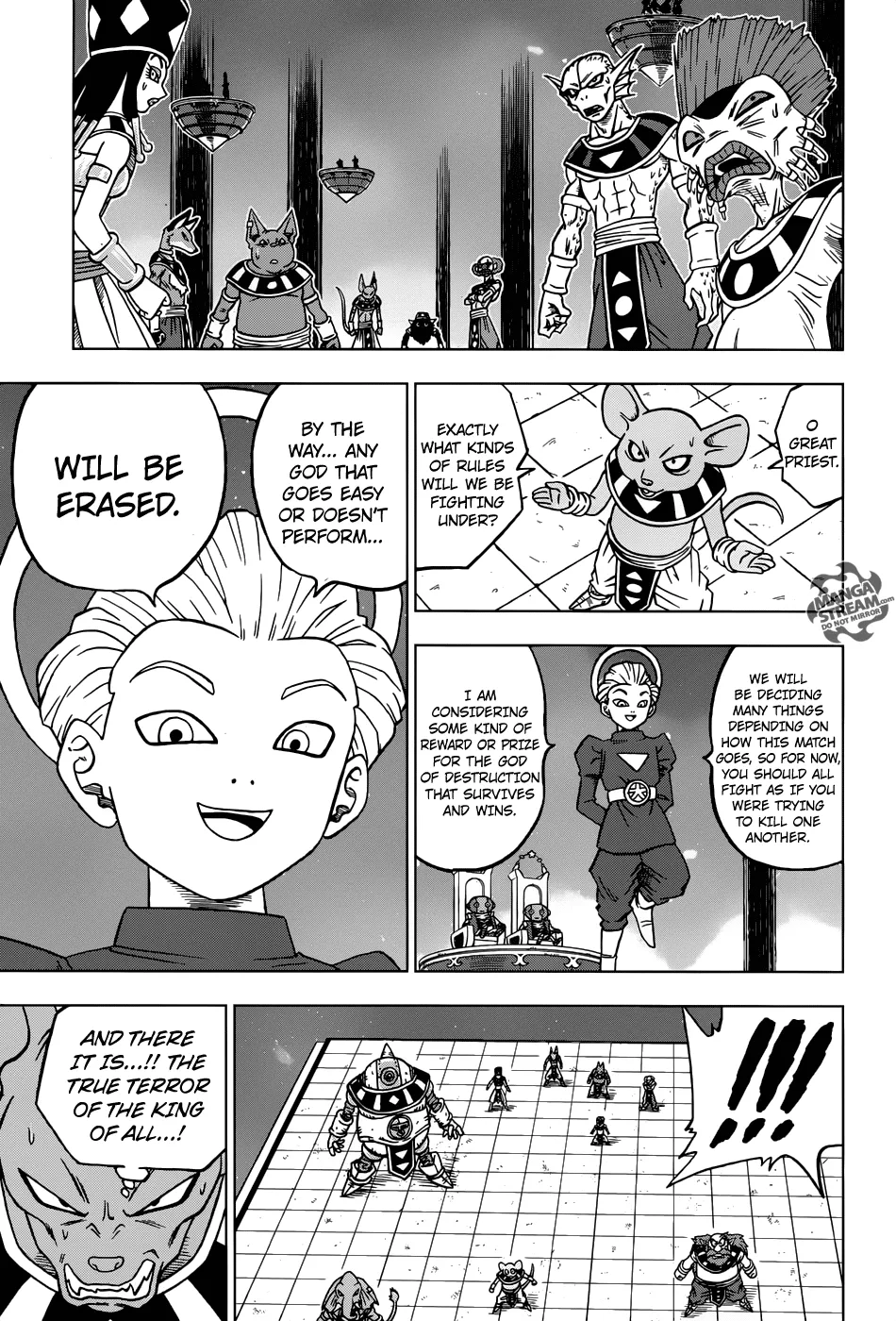 Dragon Ball Super Manga Chapter 28 page 30 - The Gods of Destruction From All 12 Universes