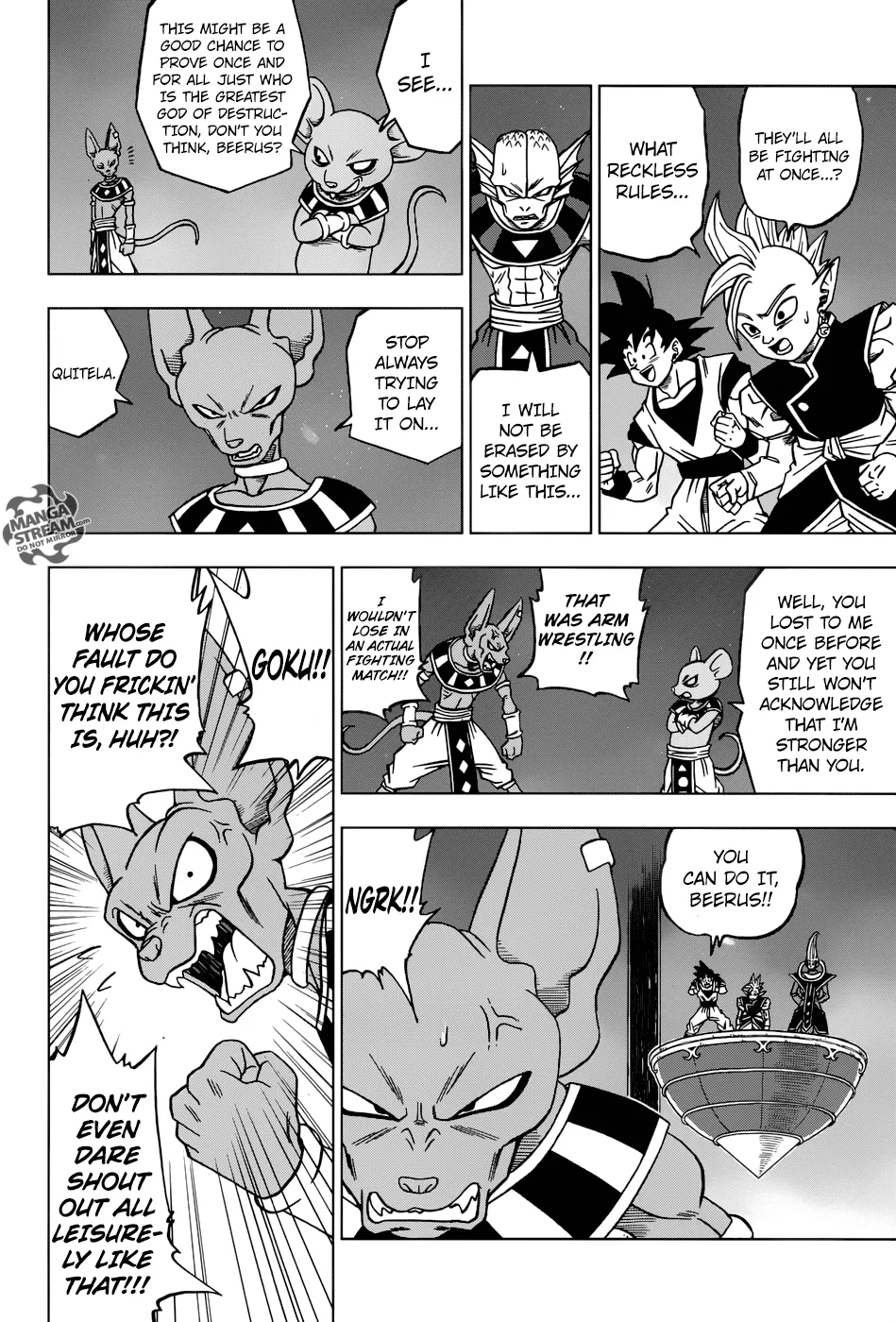 Dragon Ball Super Manga Chapter 28 page 31 - The Gods of Destruction From All 12 Universes