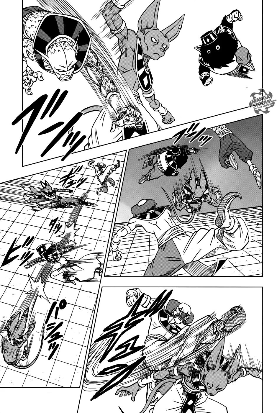 Dragon Ball Super Manga Chapter 28 page 36 - The Gods of Destruction From All 12 Universes