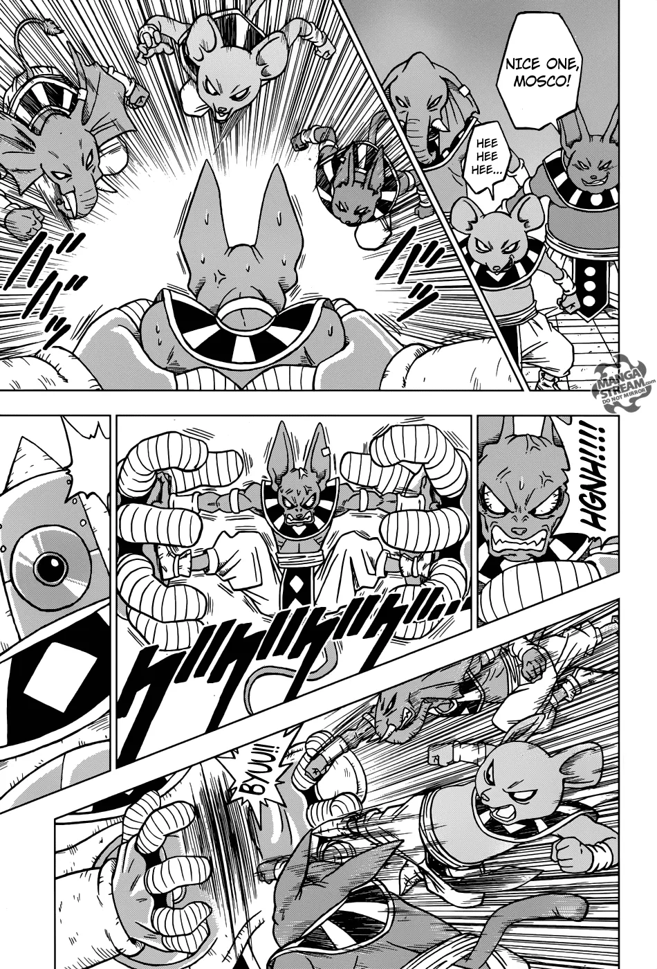 Dragon Ball Super Manga Chapter 28 page 38 - The Gods of Destruction From All 12 Universes