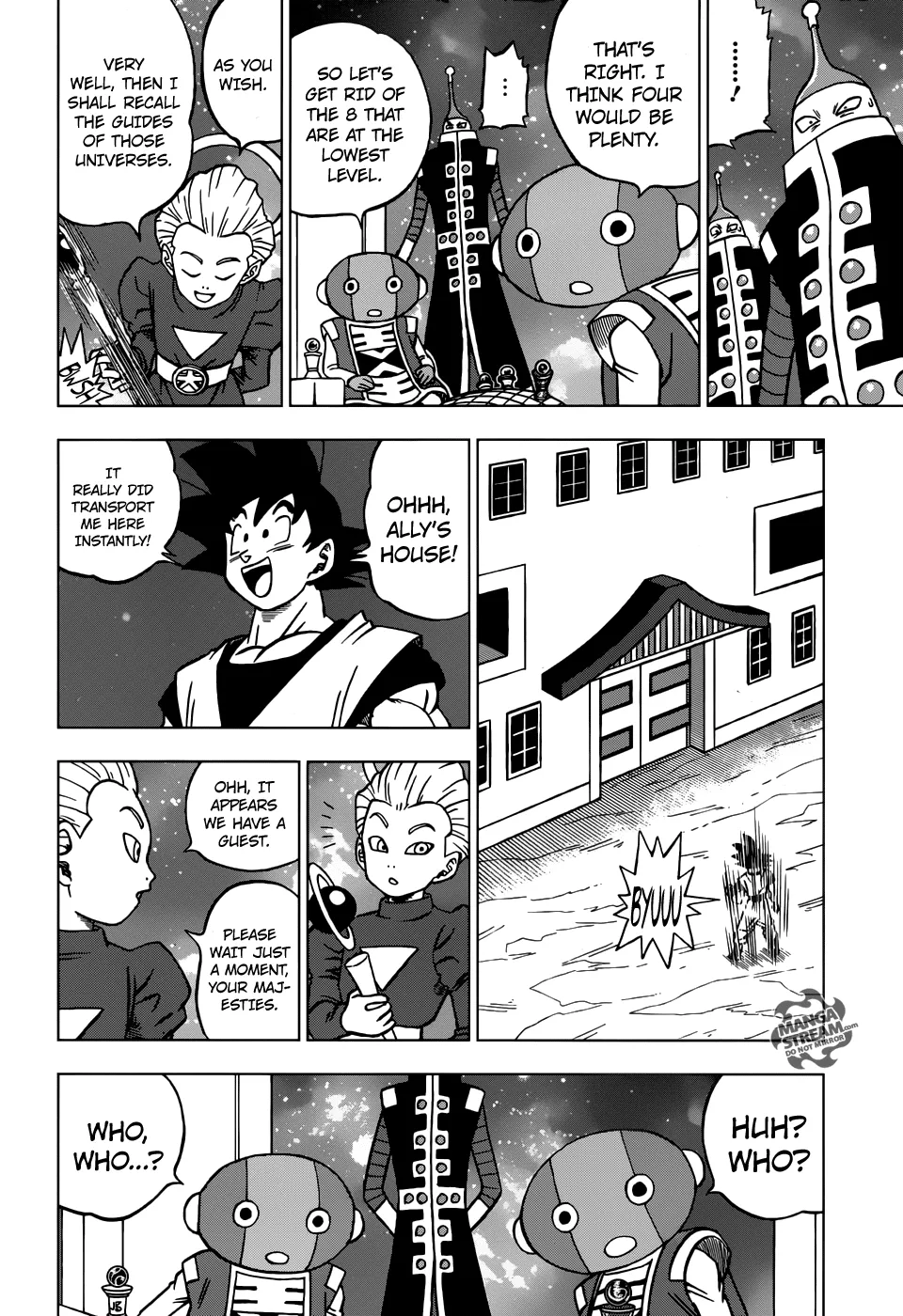 Dragon Ball Super Manga Chapter 28 page 4 - The Gods of Destruction From All 12 Universes