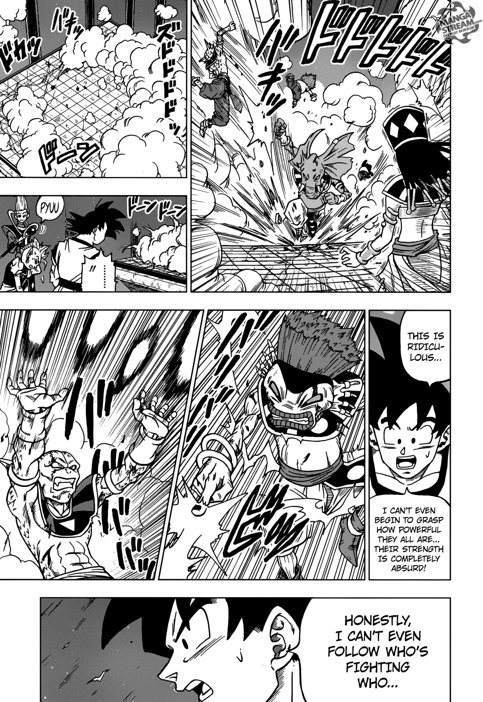 Dragon Ball Super Manga Chapter 29 page 11 - Toppo, Universe 11 God of Destruction Candidate!