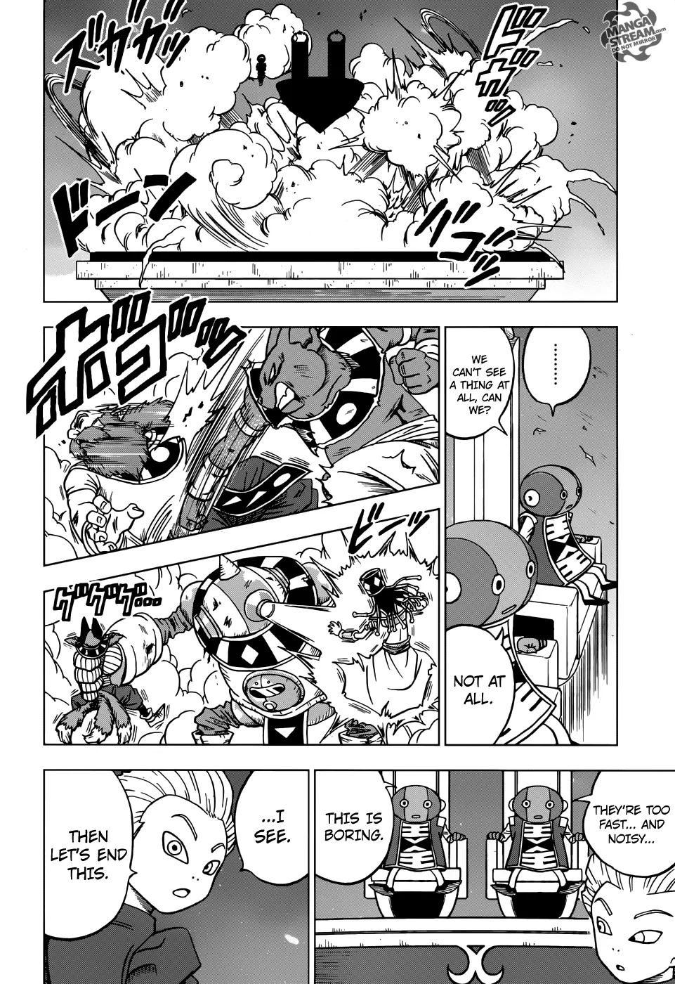 Dragon Ball Super Manga Chapter 29 page 12 - Toppo, Universe 11 God of Destruction Candidate!