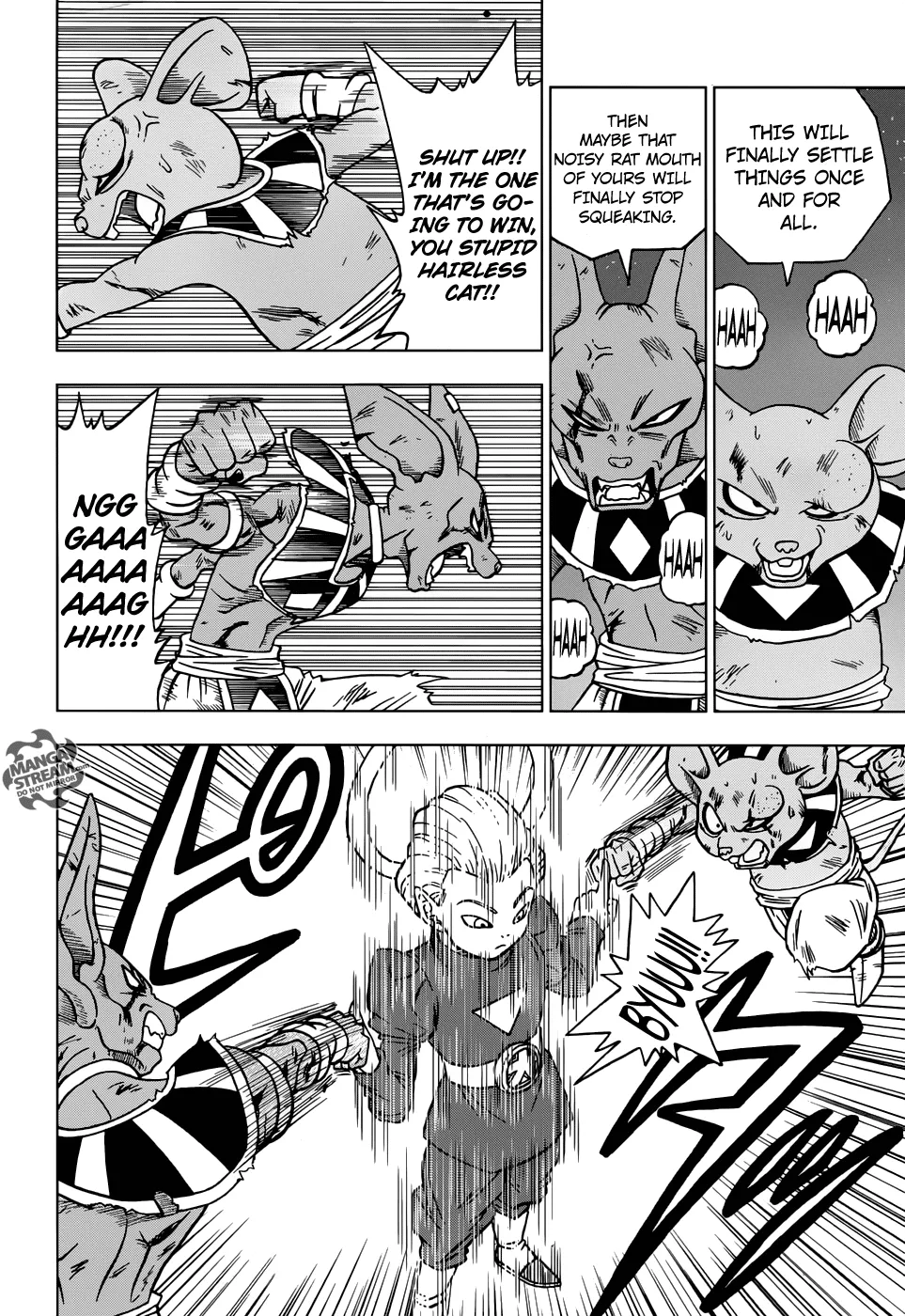 Dragon Ball Super Manga Chapter 29 page 14 - Toppo, Universe 11 God of Destruction Candidate!