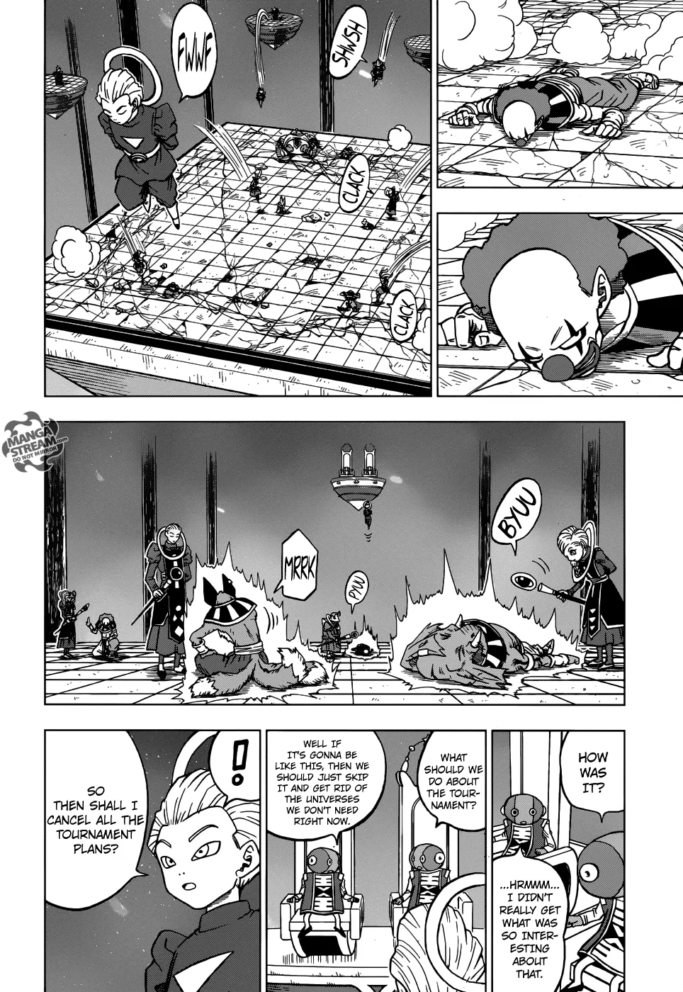 Dragon Ball Super Manga Chapter 29 page 16 - Toppo, Universe 11 God of Destruction Candidate!