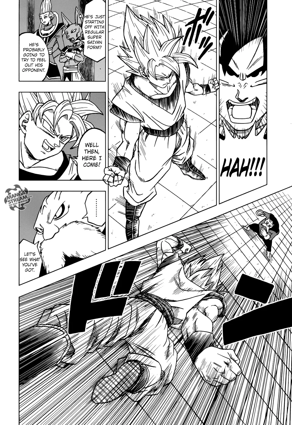 Dragon Ball Super Manga Chapter 29 page 22 - Toppo, Universe 11 God of Destruction Candidate!