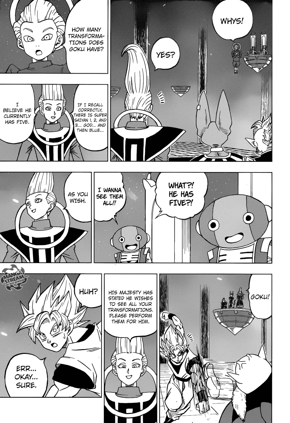 Dragon Ball Super Manga Chapter 29 page 25 - Toppo, Universe 11 God of Destruction Candidate!