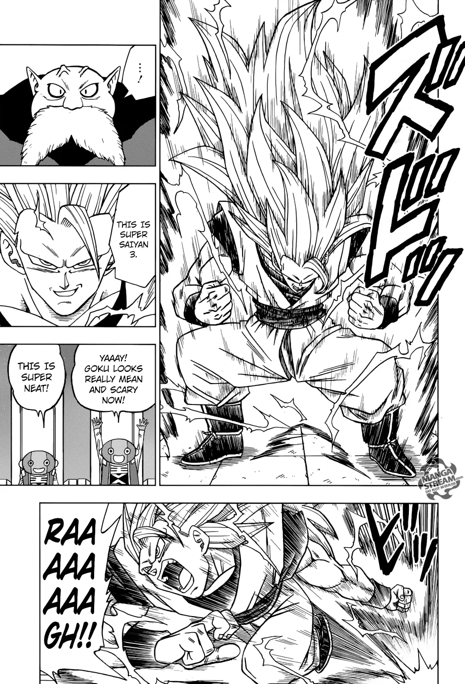Dragon Ball Super Manga Chapter 29 page 27 - Toppo, Universe 11 God of Destruction Candidate!