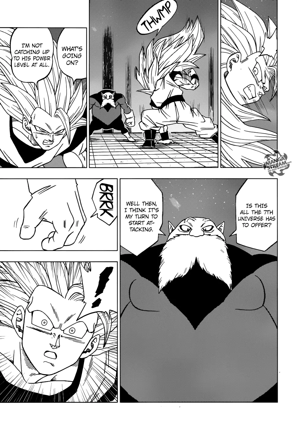 Dragon Ball Super Manga Chapter 29 page 29 - Toppo, Universe 11 God of Destruction Candidate!