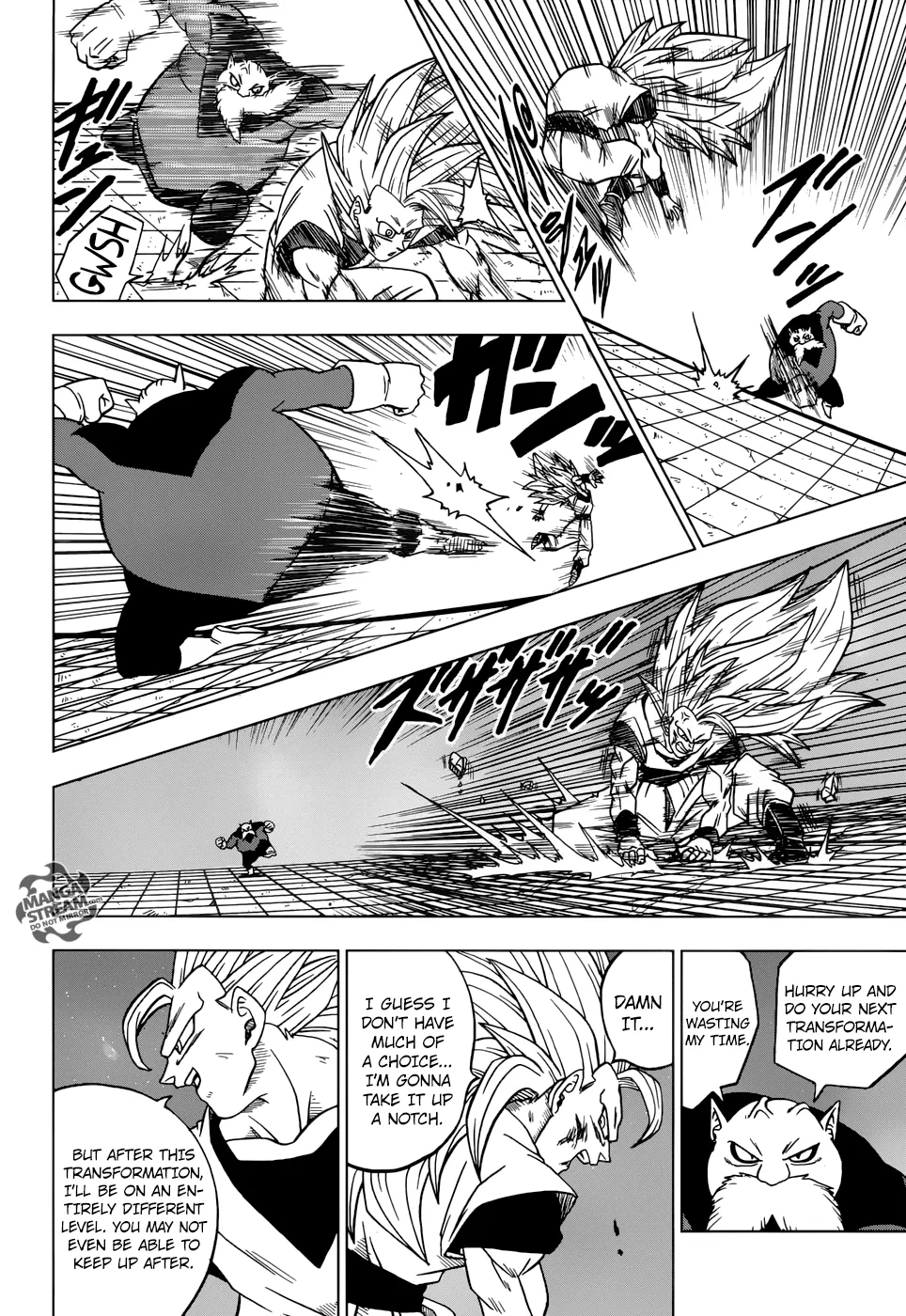 Dragon Ball Super Manga Chapter 29 page 32 - Toppo, Universe 11 God of Destruction Candidate!