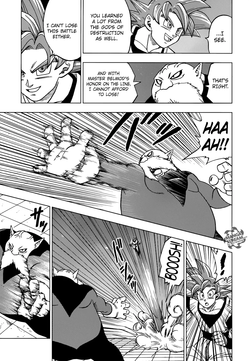 Dragon Ball Super Manga Chapter 29 page 35 - Toppo, Universe 11 God of Destruction Candidate!