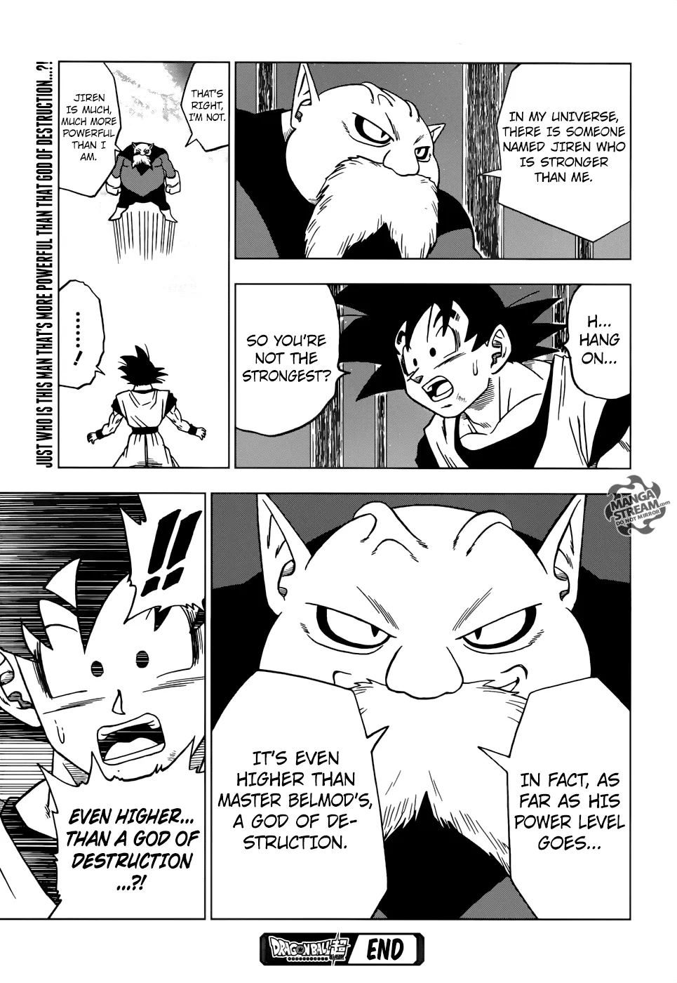 Dragon Ball Super Manga Chapter 29 page 45 - Toppo, Universe 11 God of Destruction Candidate!