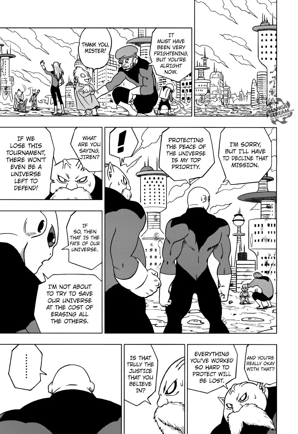 Dragon Ball Super Manga Chapter 30 page 43 - The Man Named Jiren
