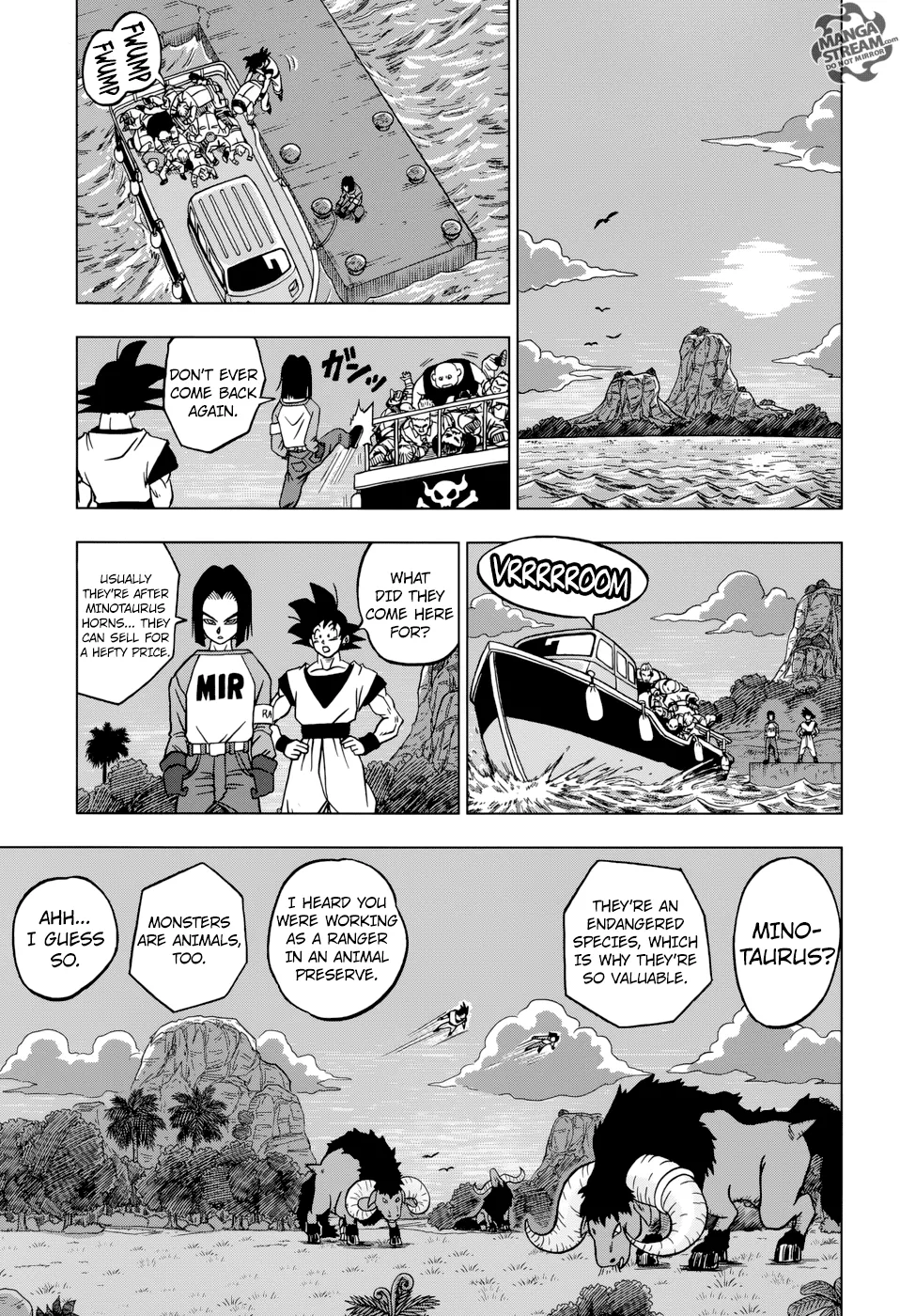 Dragon Ball Super Manga Chapter 31 page 33 - The Super Warriors Gather!