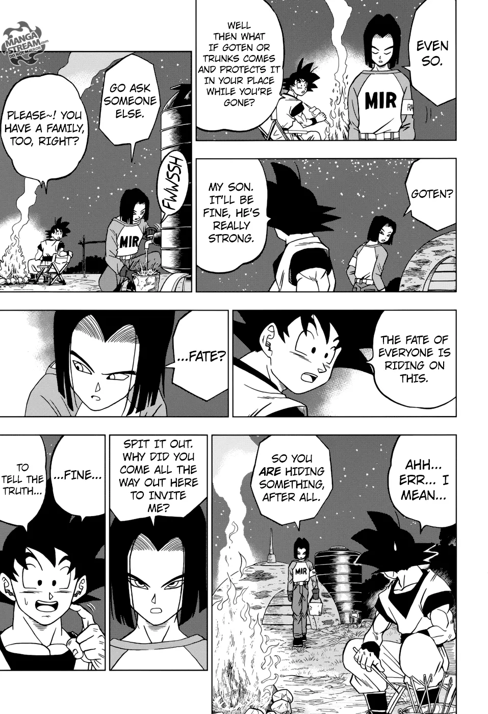 Dragon Ball Super Manga Chapter 31 page 35 - The Super Warriors Gather!