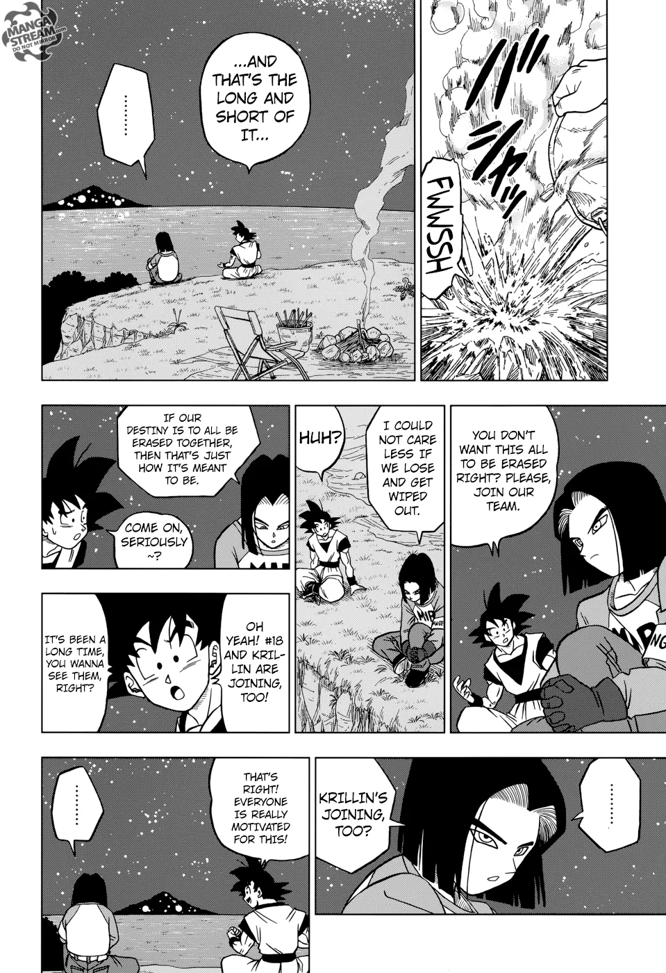 Dragon Ball Super Manga Chapter 31 page 36 - The Super Warriors Gather!