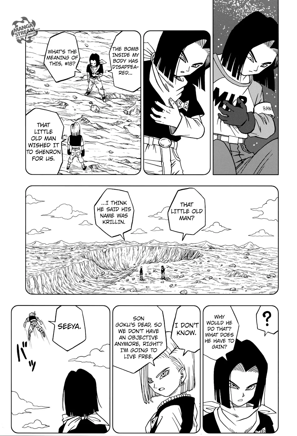 Dragon Ball Super Manga Chapter 31 page 37 - The Super Warriors Gather!